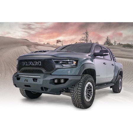 Fab Fours BUMPER TRUCK FRONT One Piece Design Direct Fit Mounting Hardware Included Without Grille Guard DX21-X5551-1